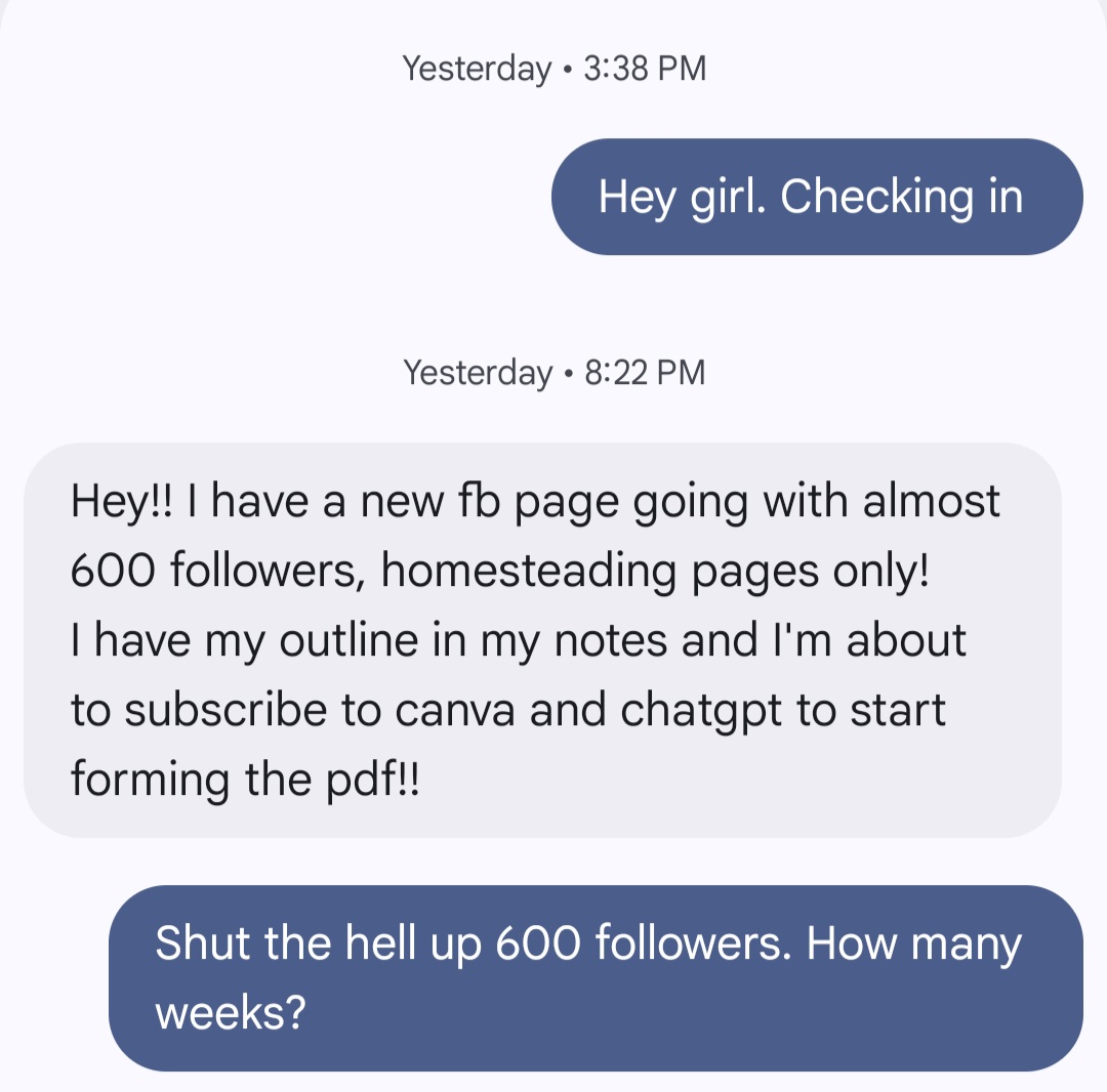 New page. 600 followers. Under 30 days. No Lives.